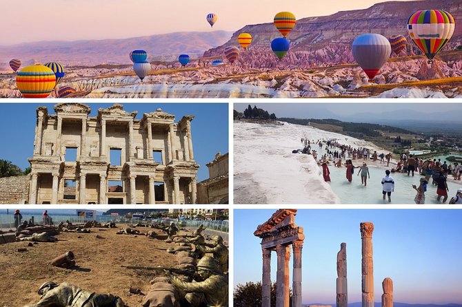 6 Days Turkey Tour Cappadocia, Pamukkale, Ephesus, Gallipoli Troy - What this six-day Turkey tour really covers