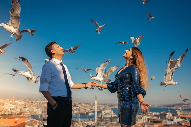 All Inclusive Full Day Luxury Istanbul Photo Shoot Tour - Karakoy adds umbrellas, cafes, and older streets
