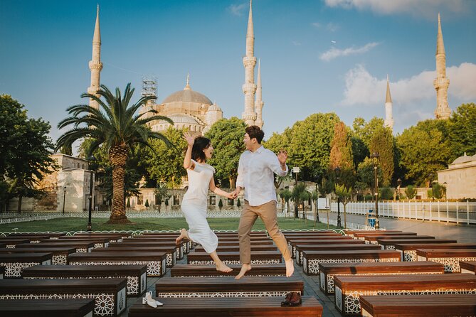 All Inclusive Full Day Luxury Istanbul Photo Shoot Tour - Galata Bridge connects fishing life with skyline views