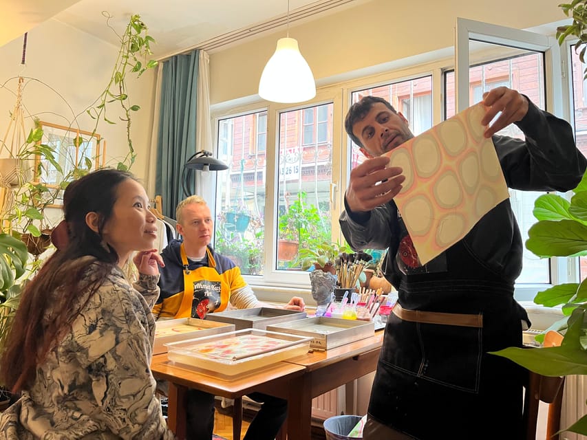 Authentic Turkish Art Marbling - Ebru - with Locals at Home - Meeting Ahmet in His Istanbul Home