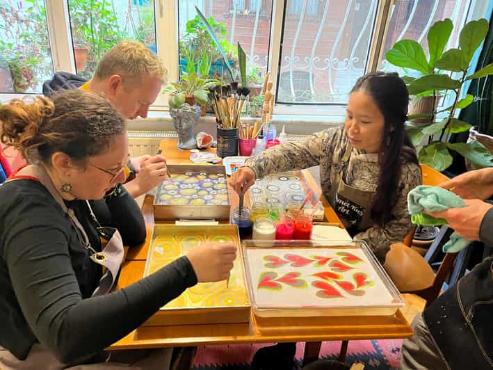 Authentic Turkish Art Marbling - Ebru - with Locals at Home - What You Will Actually Take Home