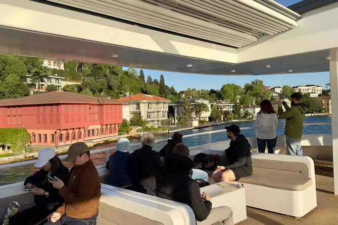 Bosphorus Daytime or Sunset Sightseeing Cruise & Audio Guide - The first Bosphorus Bridge and the open strait