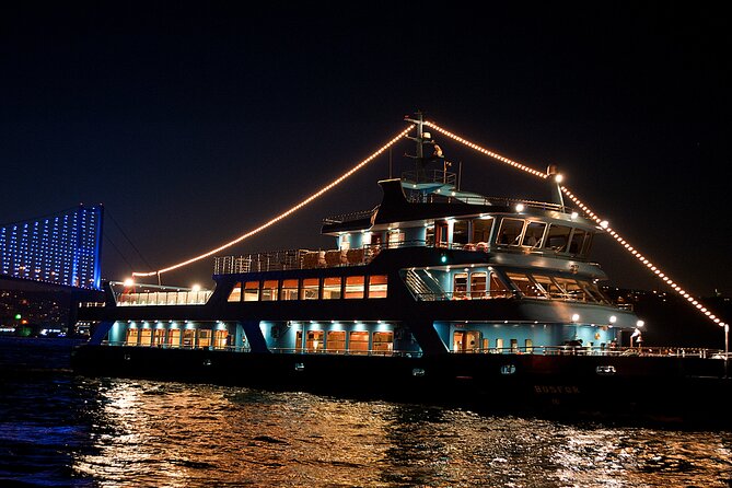 Bosphorus Dinner Cruise & Entertaintment & Private Table & Wi-Fi - Fatih Sultan Mehmet Bridge and the second crossing
