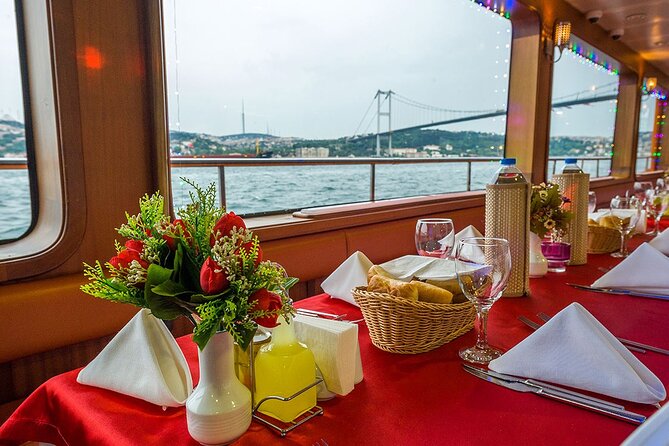 Bosphorus Dinner Cruise with Folklore Show & Belly Dancers - The first bridge views set the tone