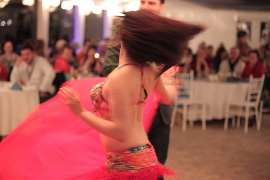 Bosphorus: Dinner Cruise with Live Performances Experience - Boarding the boat at about 8:45 PM