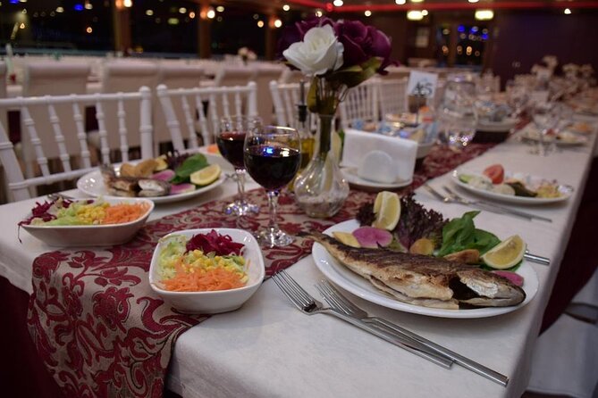 Bosphorus Dinner & Show Cruise (All Inclusive) - Dolmabahçe, Çırağan, and the European shore