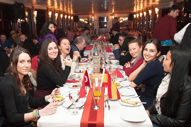Bosphorus Night Cruise with Dinner, Shows and Party - The dinner: mezze first, then a main course