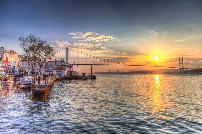 Bosphorus Private Sunset Cruise on a Yacht with Wine - Galata Tower from the water