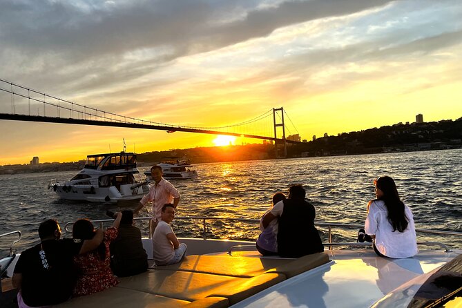 Bosphorus Sunset or Daytime Yacht Cruise with Snacks & Live Guide - Boarding near the Golden Horn