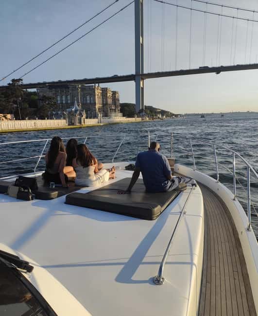 Bosphorus Sunset Yacht Cruise with Guide & Snacks - Palaces, domes, and the Bosphorus Bridge
