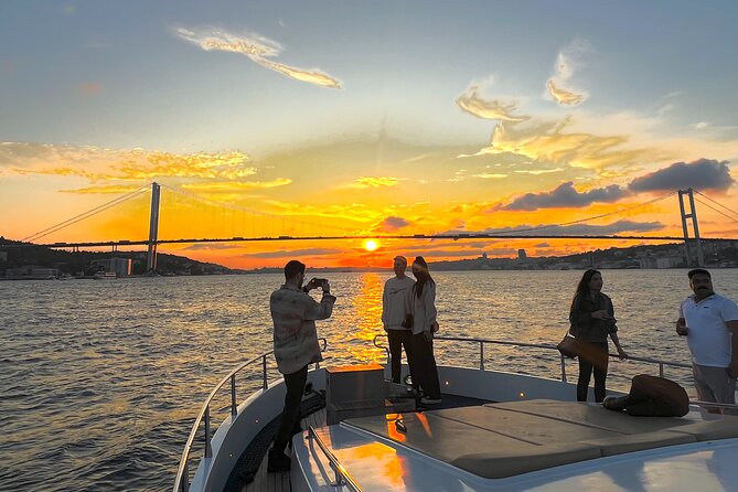 Bosphorus Sunset Yacht Cruise with Snacks and Live Guide - Snacks, fruit, and drinks on board