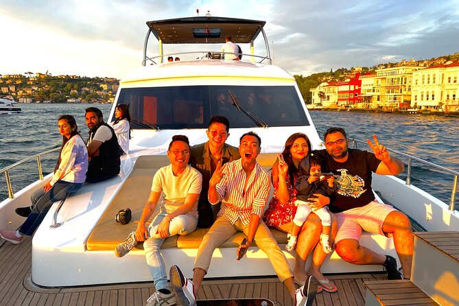 Bosphorus Sunset Yacht Cruise with Snacks and Live Guide - Dolmabahçe Palace and Ottoman waterfront power