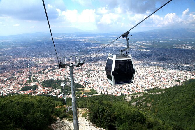 Bursa Day Trip from Istanbul with Uludag Cable Car Experience - The Uludag cable car ride toward Bursa