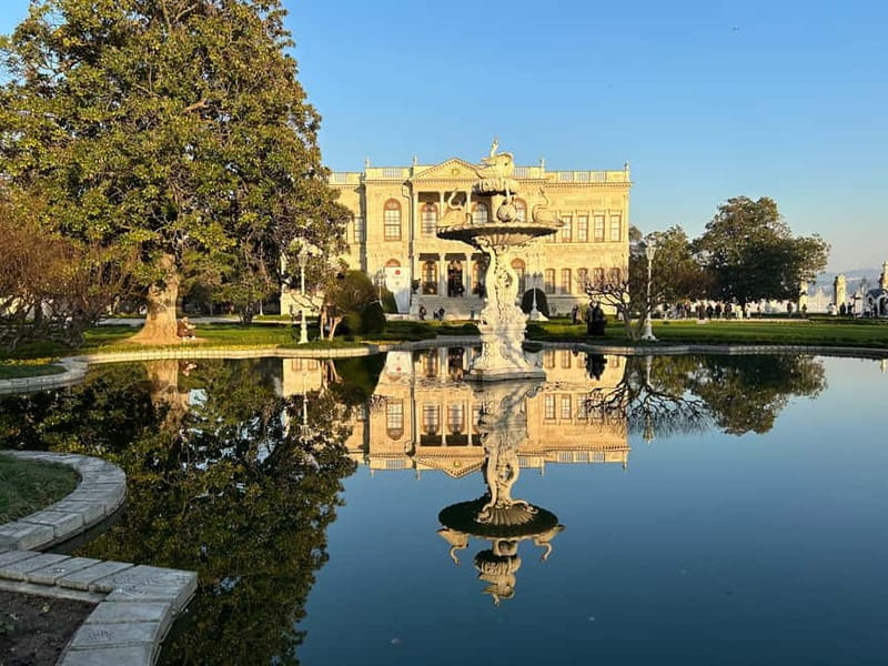 Dolmabahce Palace & Harem Fast-Track Entry with Audio Guide - Entering through the palace gardens