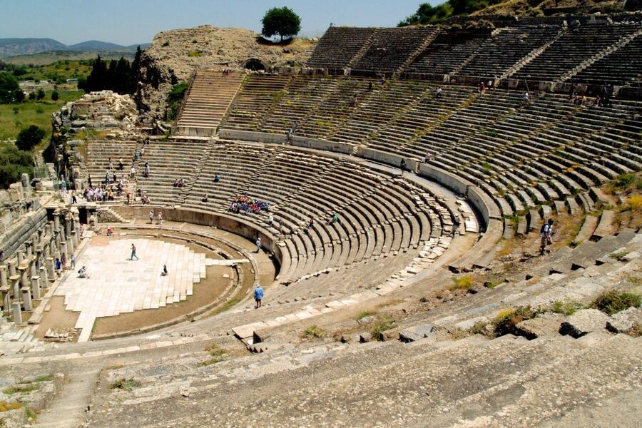 From Istanbul: Ephesus and House of Virgin Mary Day Trip - Walking the marble streets of Ephesus