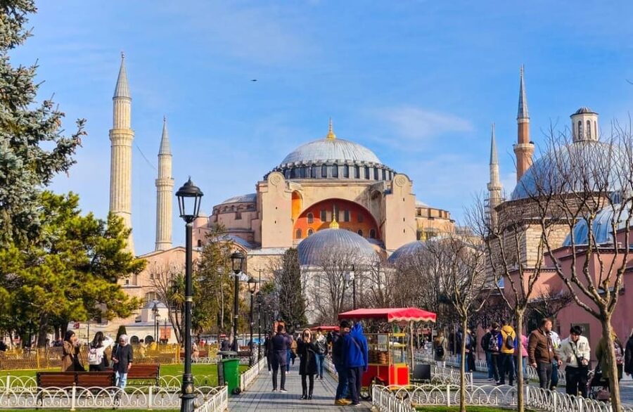 Half Day Old City Tour by Art Historian - Entering the Blue Mosque