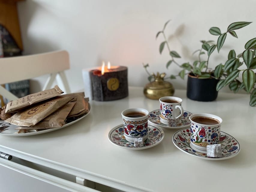 Home Style Turkish Coffee Making and Fortune Telling - Conversation, sweets, and Turkish hospitality