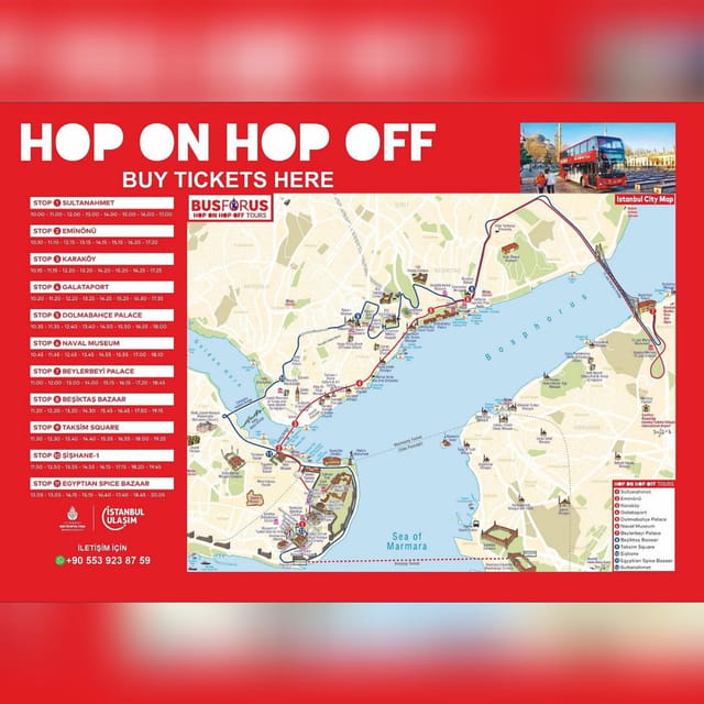 Istanbul: 48-Hour Hop-On Hop-Off Double Decker Bus Ticket - Audio commentary, Wi-Fi, and onboard comfort