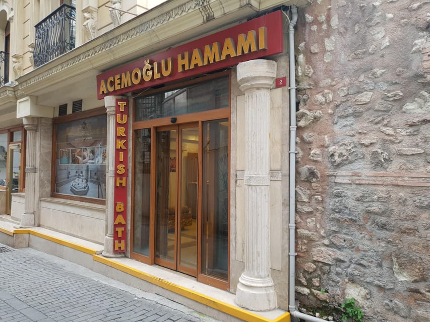 Istanbul: Acemoglu Historical Hammam Entry Ticket - Getting there from Vezneciler and Laleli