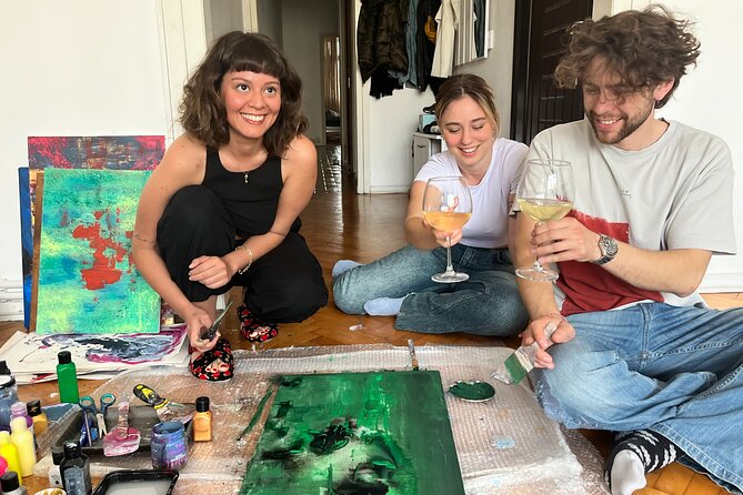 Istanbul Art Escape Wine and Paint at Local's Home - What happens at the Besiktas Saturday Market stop