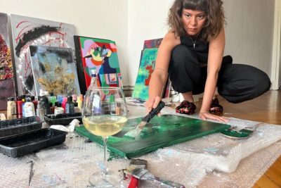 Istanbul Art Escape Wine and Paint at Local’s Home