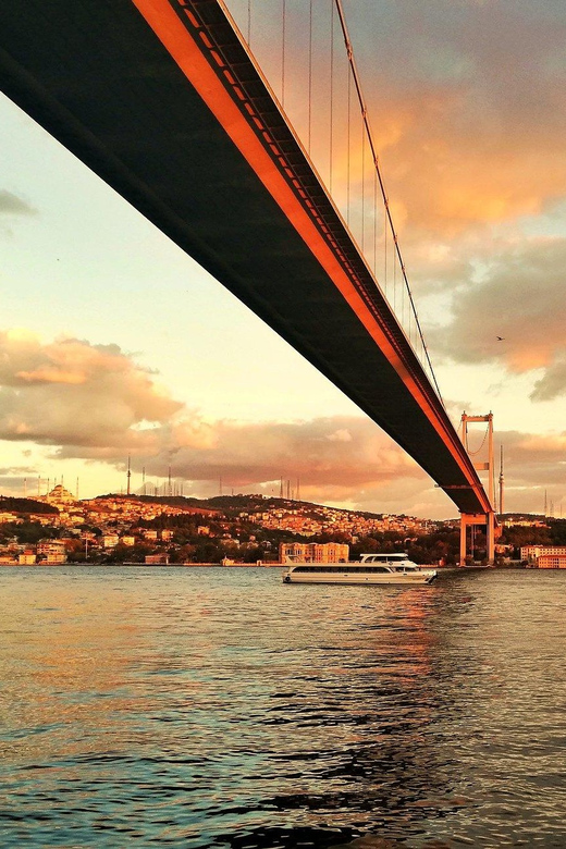 Istanbul: Bosphorus Boat Cruise - Rumeli Fortress rising above the shore