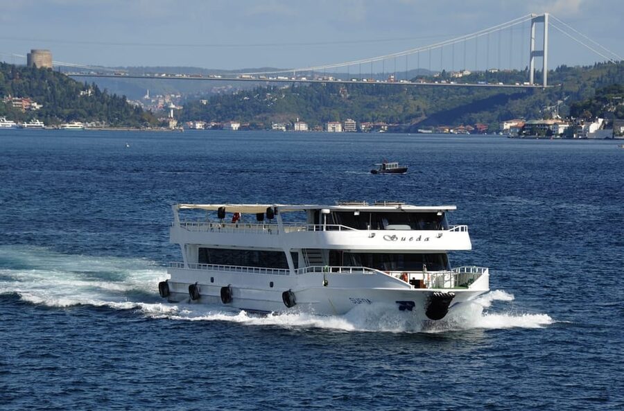 Istanbul: Bosphorus Cruise and Golden Horn Bus Tour - Rumeli Fortress from the deck