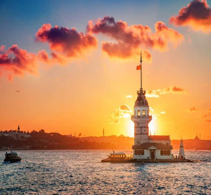 Istanbul: Bosphorus Cruise Morning or Sunset Boat Tour - Maiden’s Tower, the Bosphorus symbol