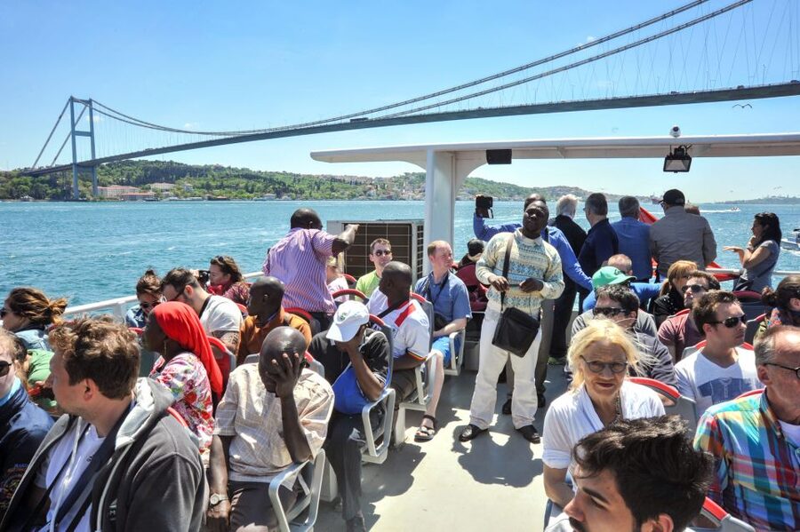 Istanbul: Bosphorus Cruise w/Audio Guide and Sunset Option - Maiden’s Tower on the return route