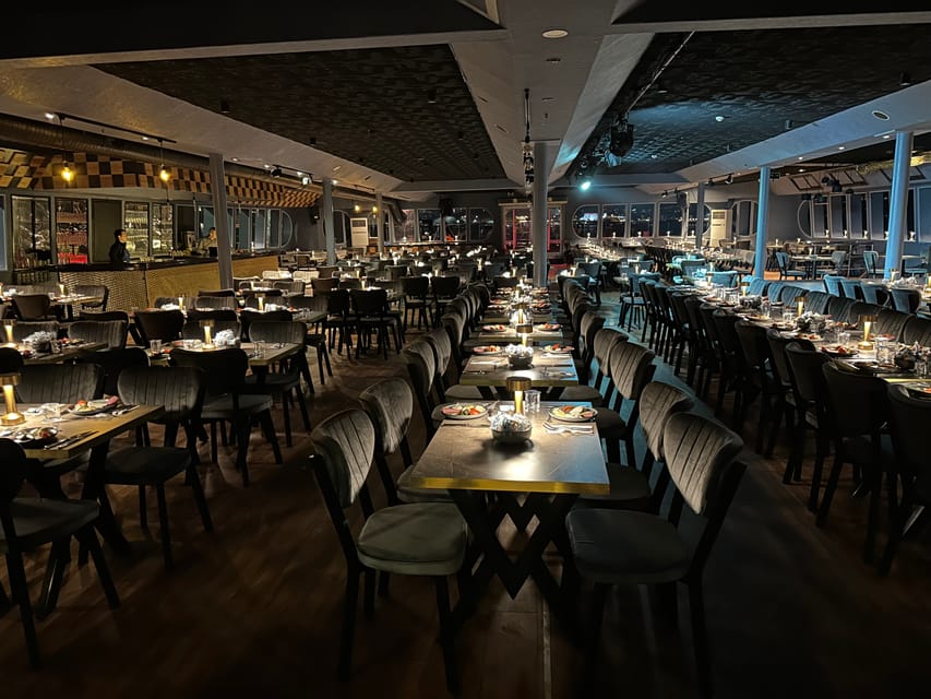 Istanbul: Bosphorus Cruise with Dinner Show - Dinner, drinks, and table service