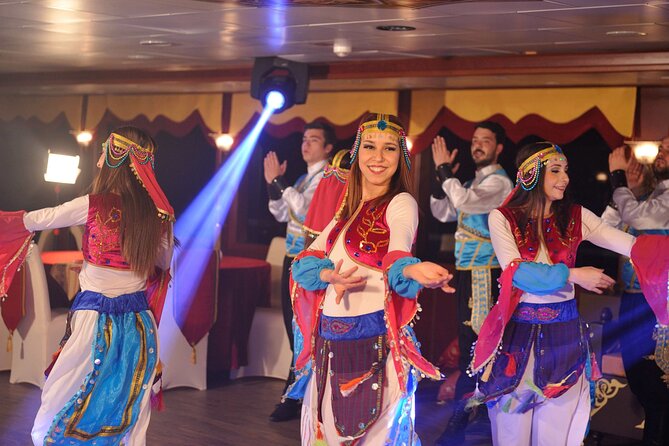 Istanbul Bosphorus Dinner Cruise Turkish Night Show All inclusive - Ortaköy Mosque and the first bridge