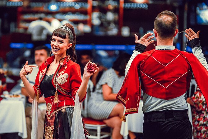 Istanbul: Bosphorus Dinner Cruise with Turkish Night Show - The Bosphorus route under city lights