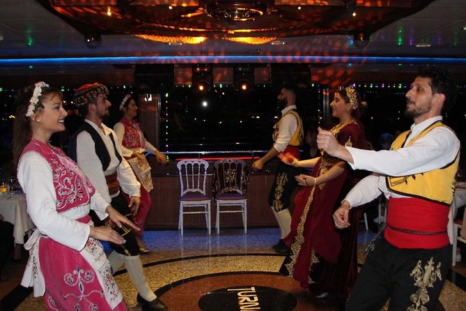 Istanbul: Bosphorus Dinner Cruise with Turkish Show - Dinner with Turkish dishes and soft drinks