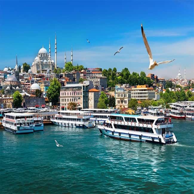 Istanbul Bosphorus Morning Cruise Guided Tour - Setting out with breakfast and coffee
