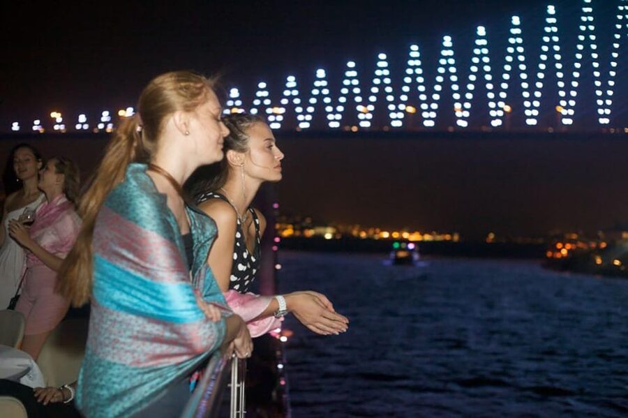 Istanbul: Bosphorus Night Dinner Cruise with Private Table - Drinks and the important alcohol detail