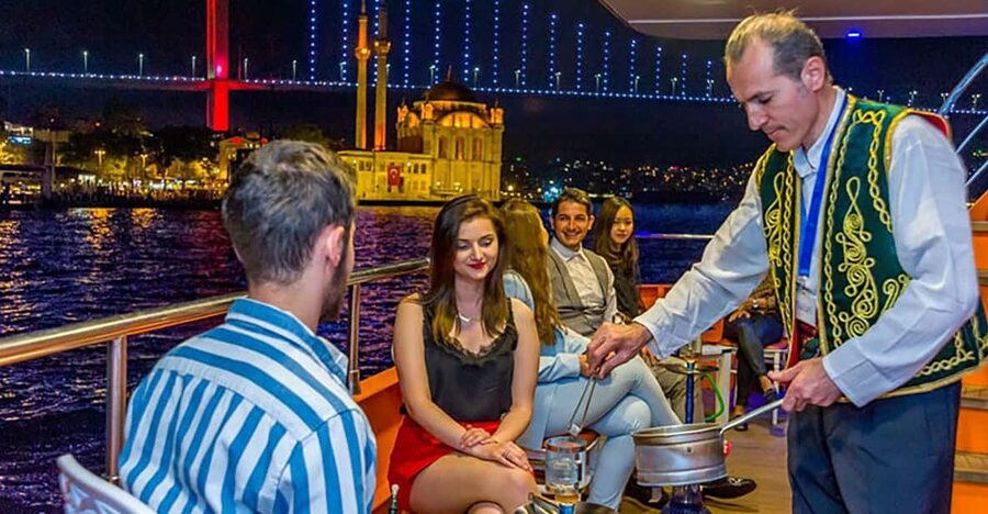 Istanbul: Bosphorus Night Dinner Cruise with Private Table - Pickup at 8 p.m. and the ride to the boat