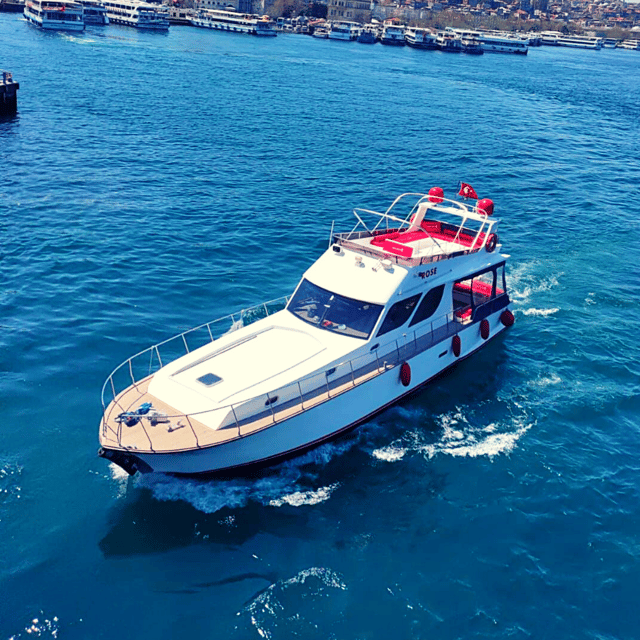 İstanbul: Bosphorus Private Yacht Cruise with Tea and Coffee - Dolmabahçe Palace and Çırağan Palace