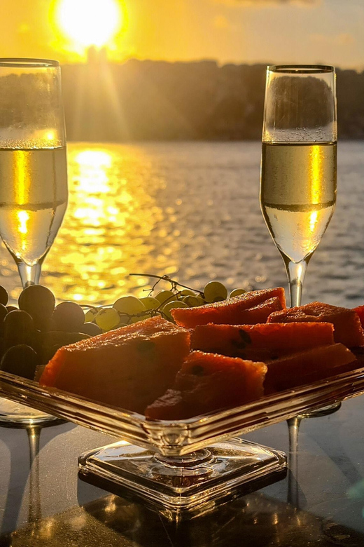 Istanbul: Bosphorus Sunset Cruise with Drinks & Snack - Dolmabahçe and Çırağan, the grand European shore