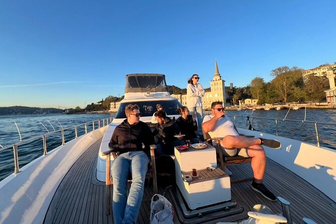 Istanbul Bosphorus Sunset Yacht Cruise - Rumeli Fortress and the second bridge