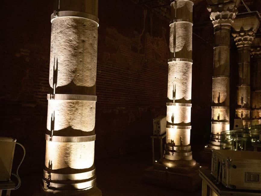 Istanbul: Cistern of Theodosius Entry Ticket and Audio Guide - From Byzantine water store to Ottoman-era surroundings