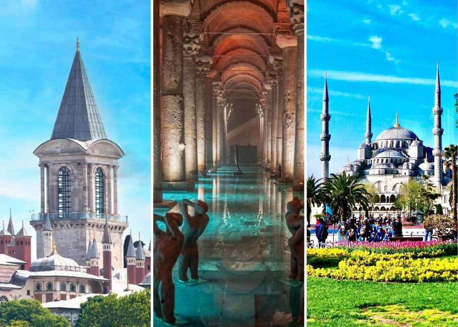 Istanbul Combo: Topkapi Palace & Basilica Cistern - The courtyards and royal setting