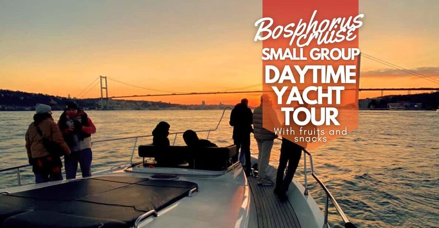 Istanbul: Daytime Bosphorus Yacht Cruise with Fruit & Snacks - Palaces and waterfront neighborhoods on the European side