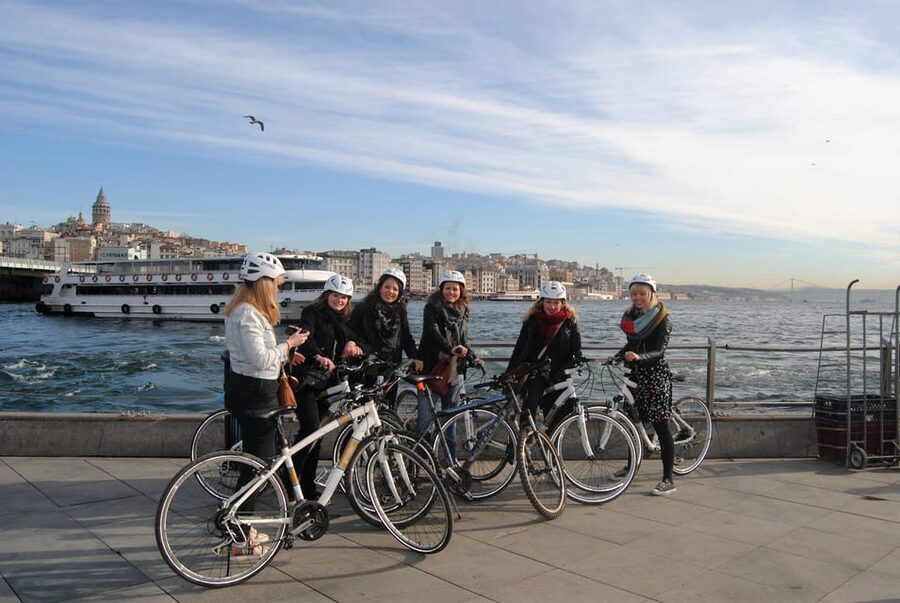 Istanbul: Eurasia Bike & Boat Half-Day Tour - Kadikoy, the pier, and the second boat