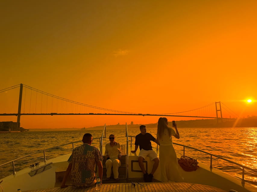 Istanbul: Morning or Sunset Cruise with Guide and Snacks - The Bosphorus Bridge and the meeting of two continents