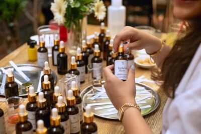 Perfume Making Workshop with Snacks and Drinks