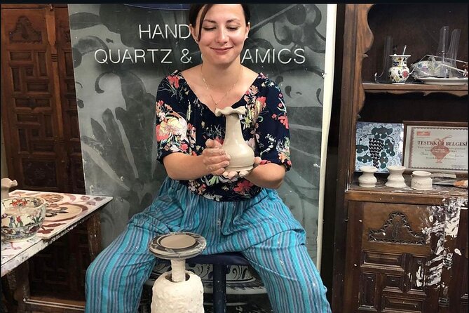 Istanbul Pottery Workshop Class - Tea, coffee, and a slower pace