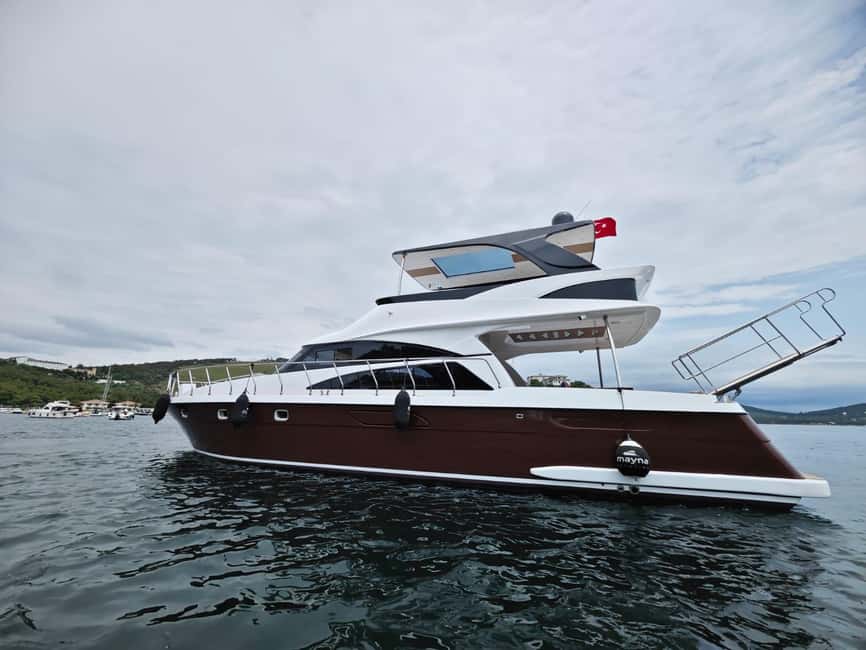 Istanbul: Private Bosphorus Yacht with Tour Guide and Snacks - Setting out between Europe and Asia