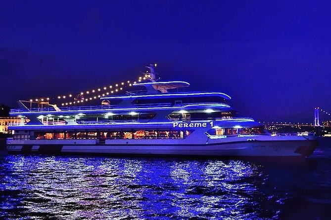 Istanbul Private Yacht Tour on the Bosphorus – 2-Hour Charter - The Bosphorus views after dark