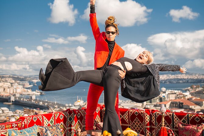 Istanbul Rooftop Photoshoot with Flying Dress - What you receive after the session