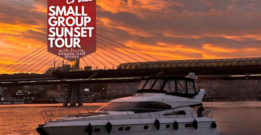 Istanbul: Small-Group Luxury Yacht Sunset Cruise w/ Snacks - Karaköy, Galata Tower, and Galataport